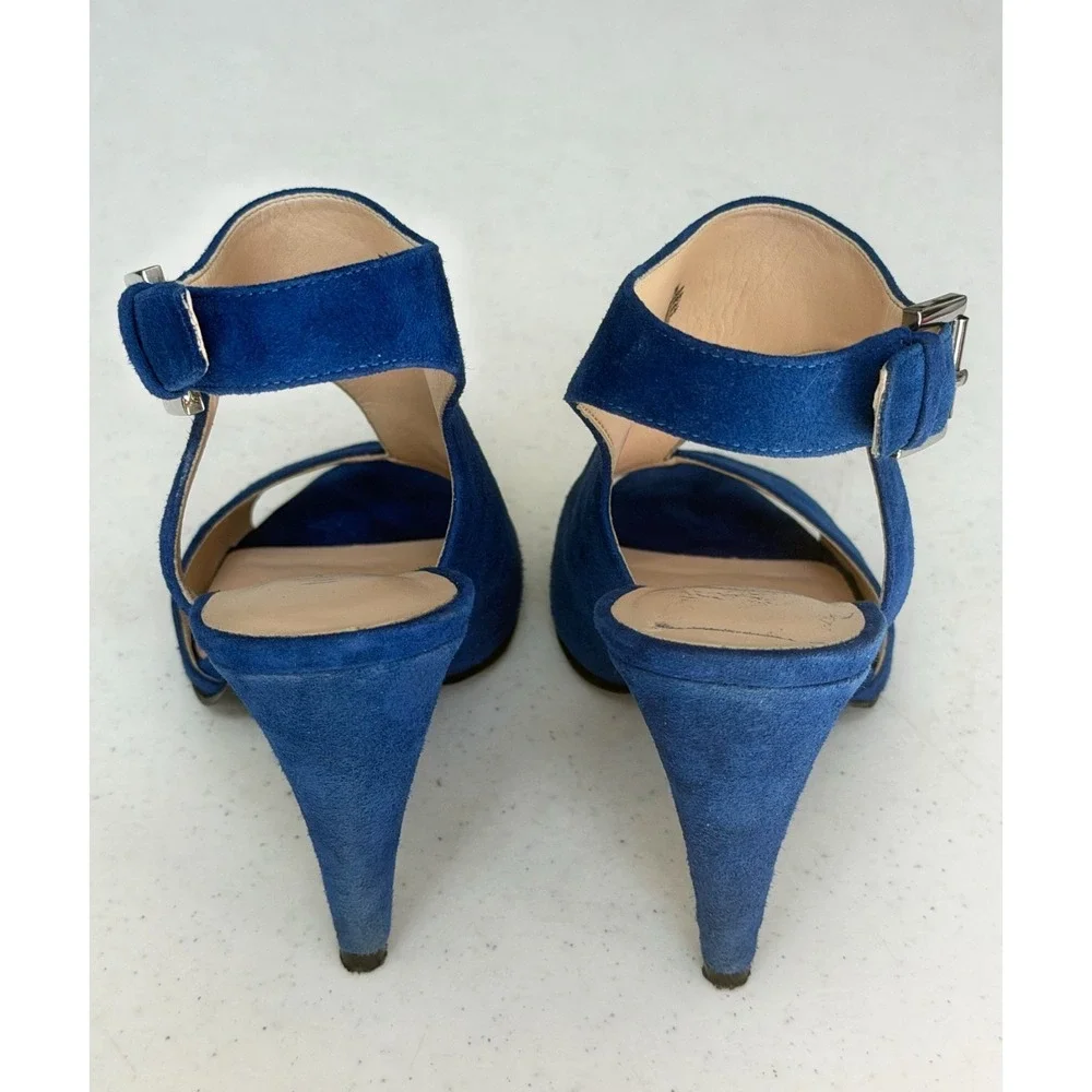 Nine West blue suede